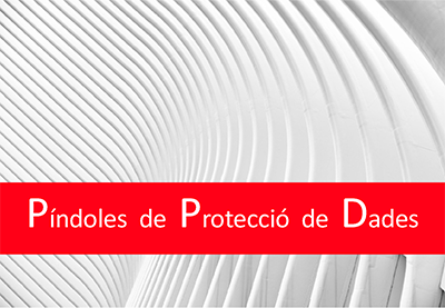 Portada de las Píldoras de Protección de Datos